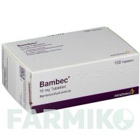 БАМБЕК (BAMBEC) таблетки 100 шт - Бамбутерол ASTRAZENECA