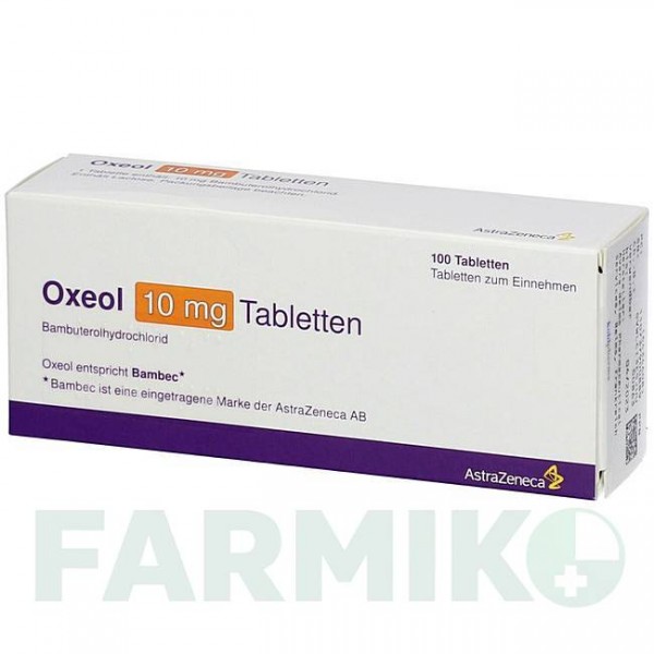 БАМБЕК (BAMBEC) таблетки 100 шт - Бамбутерол KOHLPHARMA