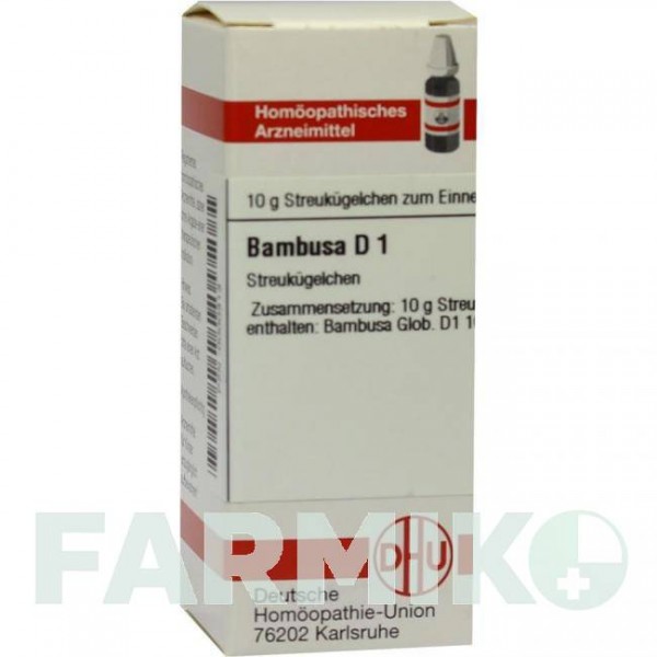 БАМБУСА (BAMBUSA) D 1 глобули 10 г - Гомеопатія DHU