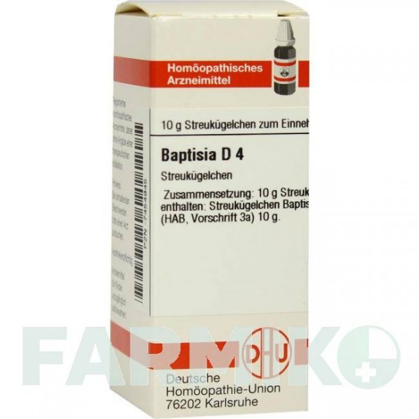БАПТИСИЯ (BAPTISIA) D 4 глобули 10 г - Гомеопатия DHU