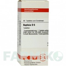 БАПТІСІЯ (BAPTISIA) D 6 таблетки 80 шт - Гомеопатія DHU