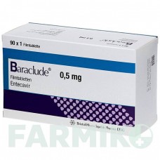 БАРАКЛЮД (BARACLUDE) 0,5 мг таблетки 90 шт - Энтекавир ABACUS MEDICINE