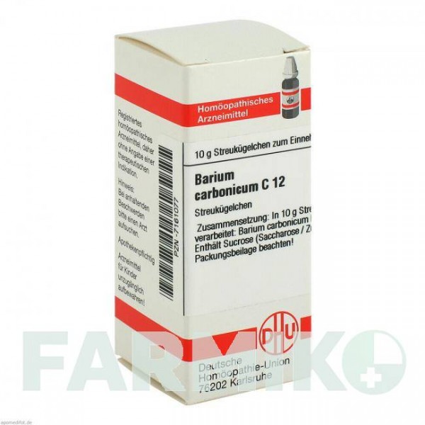 БАРИУМ КАРБОНИКУМ (BARIUM CARBONICUM) C 12 глобули 10 г - Гомеопатия DHU