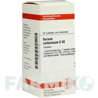 БАРІУМ КАРБОНІКУМ (BARIUM CARBONICUM) D 30 таблетки 80 шт - Гомеопатія DHU