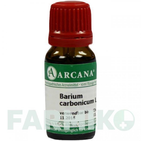 БАРІУМ КАРБОНІКУМ (BARIUM CARBONICUM) LM 18 розчин 10 мл - Гомеопатія ARCANA DR.SEWERIN