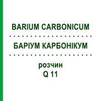 БАРІУМ КАРБОНІКУМ (BARIUM CARBONICUM) Q 11 розчин 15 мл - Гомеопатія GUDJONS