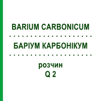 БАРИУМ КАРБОНИКУМ (BARIUM CARBONICUM) Q 2 раствор 15 мл - Гомеопатия GUDJONS