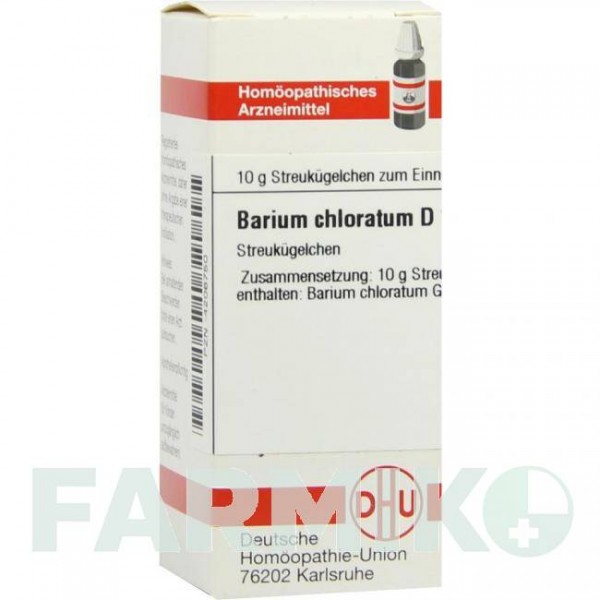 БАРИУМ ХЛОРАТУМ (BARIUM CHLORATUM) D 12 глобули 10 г - Гомеопатия DHU