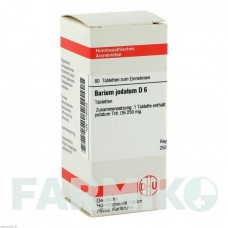БАРИУМ ЙОДАТУМ (BARIUM JODATUM) D 6 таблетки 80 шт - Гомеопатия DHU