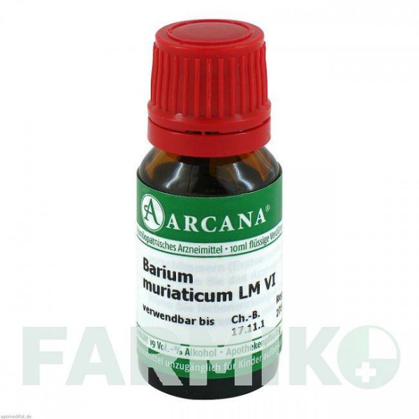 БАРІУМ МУРІАТИКУМ (BARIUM MURIATICUM) LM 6 розчин 10 мл - Гомеопатія ARCANA DR.SEWERIN