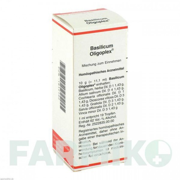 БАЗИЛІКУМ ОЛІГОПЛЕКС (BASILICUM OLIGOPLEX) рідина 50 мл - Гомеопатія MEDA PHARMA