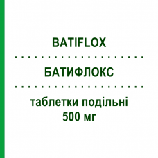 БАТИФЛОКС (BATIFLOX) 500 мг таблетки делимые 5 шт - Левофлоксацин S.F.GROUP
