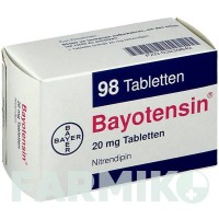 БАЙОТЕНЗИН (BAYOTENSIN) таблетки 98 шт - Нітрендипін BAYER