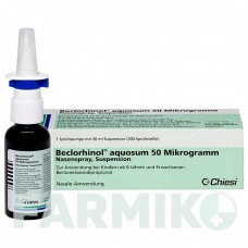 БЕКЛОРИНОЛ (BECLORHINOL) 50 мкг 200 доз спрей 1x30 мл - Беклометазон CHIESI