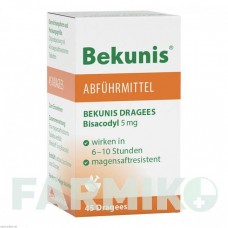 БЕКУНИС (BEKUNIS) 5 мг таблетки 45 шт - Бисакодил ROHA