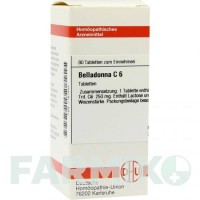 БЕЛЛАДОННА (BELLADONNA) C 6 таблетки 80 шт - Гомеопатія DHU
