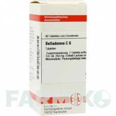 БЕЛЛАДОННА (BELLADONNA) C 6 таблетки 80 шт - Гомеопатия DHU