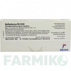 БЕЛЛАДОННА (BELLADONNA) D 30 ампули 8x1 мл - Гомеопатія WELEDA
