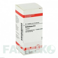 БЕЛЛАДОННА (BELLADONNA) D 6 таблетки 80 шт - Гомеопатия DHU