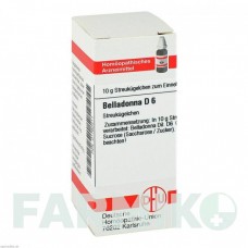 БЕЛЛАДОННА (BELLADONNA) D 6 глобули 10 г - Гомеопатия DHU