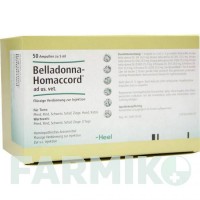 БЕЛАДОННА ХОМАККОРД (BELLADONNA HOMACCORD) ампули 50 шт - Гомеопатія BIOLOGISCHE HEILMITTEL HEEL