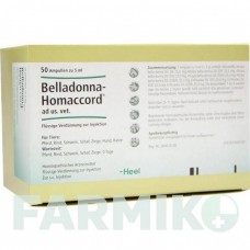 БЕЛЛАДОННА ХОМАККОРД (BELLADONNA HOMACCORD) ампулы 50 шт - Гомеопатия BIOLOGISCHE HEILMITTEL HEEL