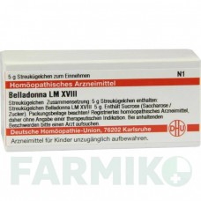 БЕЛЛАДОННА (BELLADONNA) LM XVIII глобули 5 г - Гомеопатия DHU