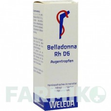 БЕЛАДОНА ПЛАНТА (BELLADONNA PLANTA) D 6 очні краплі 10 мл - Гомеопатія WELEDA
