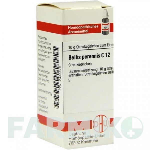 БЕЛЛИС ПЕРЕННИС (BELLIS PERENNIS) C 12 глобули 10 г - Гомеопатия DHU
