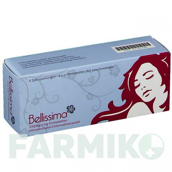 БЕЛЛИСИМА (BELLISSIMA) таблетки 6x21 шт - Хлормадинон, Этинилэстрадиол MEDA PHARMA