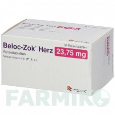 БЕЛОК (BELOC) 23,75 мг таблетки 90 шт - Метопролол RECORDATI
