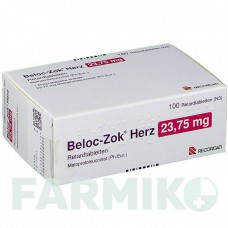 БЕЛОК (BELOC) 23,75 мг таблетки 100 шт - Метопролол RECORDATI