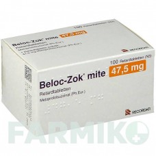 БЕЛОК (BELOC) 47,5 мг таблетки 100 шт - Метопролол RECORDATI