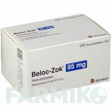 БЕЛОК (BELOC) 95 мг таблетки 100 шт - Метопролол RECORDATI