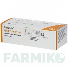 БЕМФОЛА (BEMFOLA) 150 МО/0,25 мл розчин 5 шт - Фолітропін альфа KOHLPHARMA