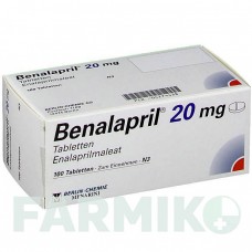 БЕНАЛАПРИЛ (BENALAPRIL) 20 мг таблетки 100 шт - Еналаприл BERLIN-CHEMIE