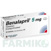 БЕНАЛАПРИЛ (BENALAPRIL) 5 мг таблетки 30 шт - Эналаприл BERLIN-CHEMIE