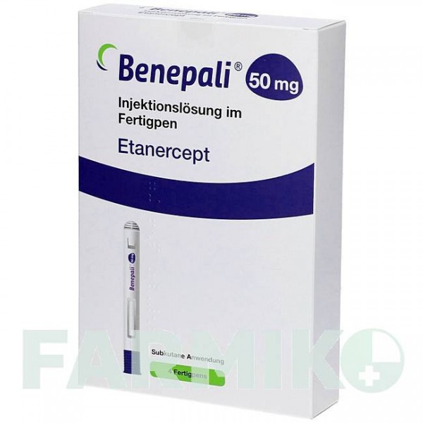 БЕНЕПАЛИ (BENEPALI) 50 мг раствор 4 шт - Этанерцепт 1 0 1 CAREFARM