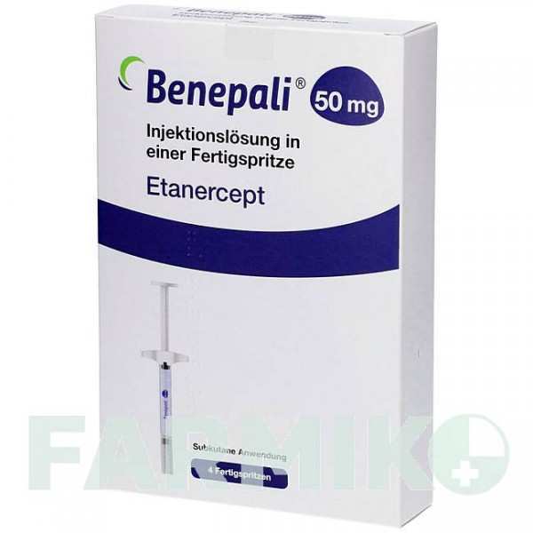 БЕНЕПАЛИ (BENEPALI) 50 мг раствор 4 шт - Этанерцепт ORIFARM
