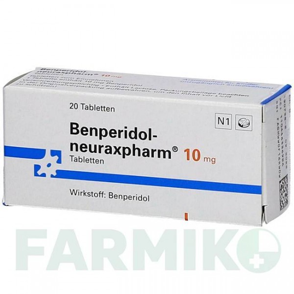 БЕНПЕРІДОЛ (BENPERIDOL) 10 мг таблетки 50 шт - Бенперидол NEURAXPHARM