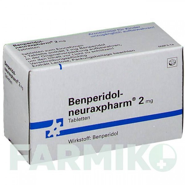 БЕНПЕРИДОЛ (BENPERIDOL) 2 мг таблетки 50 шт - Бенперидол NEURAXPHARM