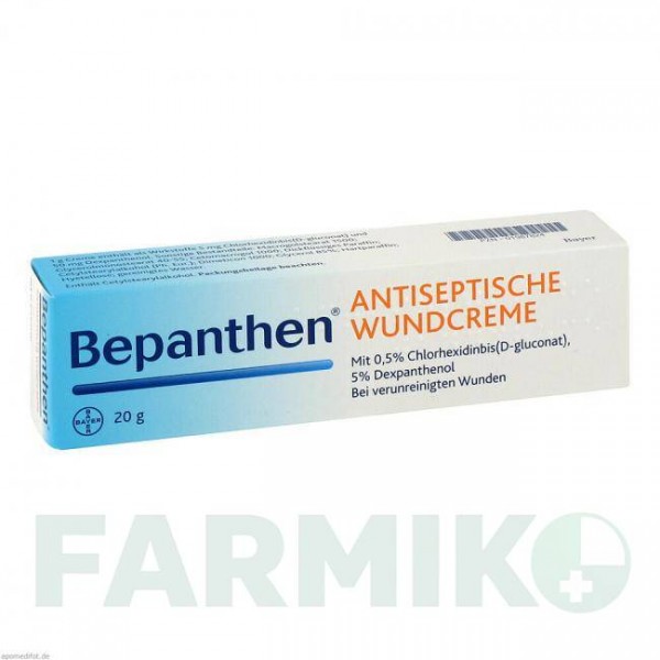 БЕПАНТЕН (BEPANTHEN) крем 20 г - Хлоргексидин, Інше BAYER