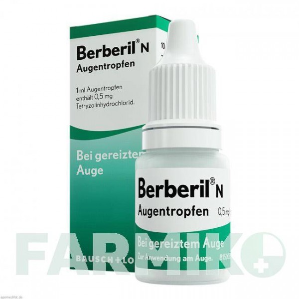 БЕРБЕРИЛ (BERBERIL) краплі 10 мл - Тетризолін DR.GERHARD MANN
