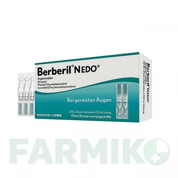 БЕРБЕРИЛ (BERBERIL) капли 30x0,5 мл - Тетризолин DR.GERHARD MANN