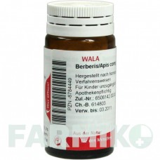 БЕРБЕРИС АПИС (BERBERIS APIS) глобули 20 г - Гомеопатия WALA HEILMITTEL