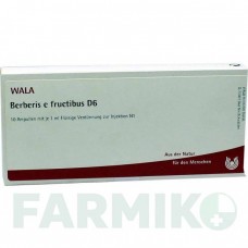 БЕРБЕРИС (BERBERIS) D 6 ампулы 10x1 мл - Гомеопатия WALA HEILMITTEL