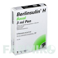 БЕРЛІНСУЛІН (BERLINSULIN) суспензія 5x3 мл - Інсулін (людський) BERLIN-CHEMIE