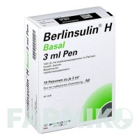 БЕРЛИНСУЛИН (BERLINSULIN) суспензия 10x3 мл - Инсулин (человеческий) BERLIN-CHEMIE