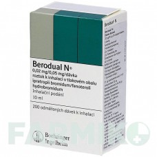 БЕРОДУАЛ (BERODUAL) аэрозоль 10 мл - Фенотерол, Ипратропия бромид AXICORP PHARMA