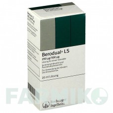 БЕРОДУАЛ (BERODUAL) раствор 20 мл - Фенотерол, Ипратропия бромид BOEHRINGER INGELHEIM